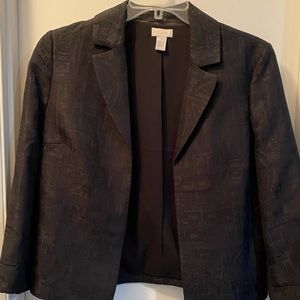 Chicos Black Blazer Size 1 (small)